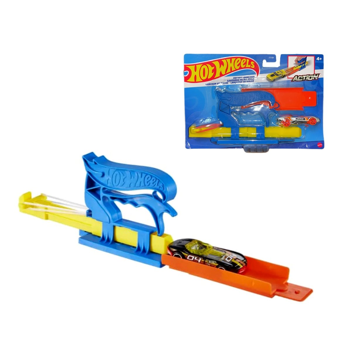 Hot Wheels Lanzador De Bolsillo - Azul